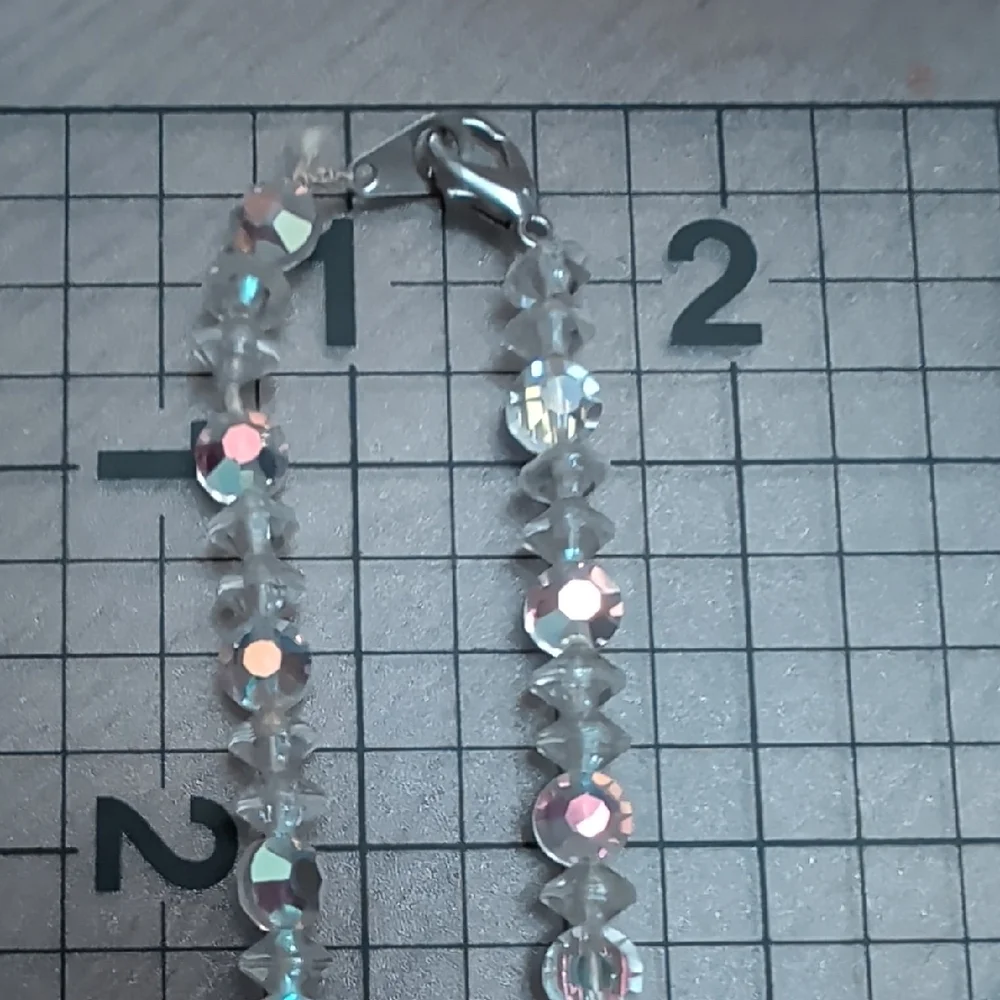 Vintage Aurora Borealis Crystal Necklace - Picture 6 of 7